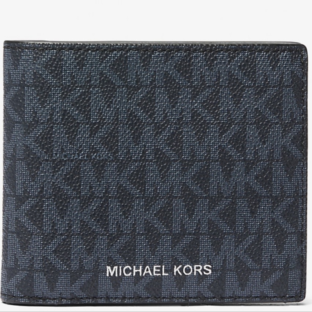 Nwt Michael Kors Men's Mason Signature Wallet